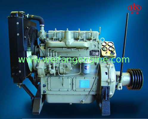 42kw/56hp 2000rpm Diesel Engine with clutch and belt pulley for Straw crusher