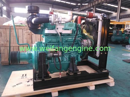 75kw/100hp 2000rpm Weifang diesel engine R4110ZLP with the clutch and belt pulley for stationary power